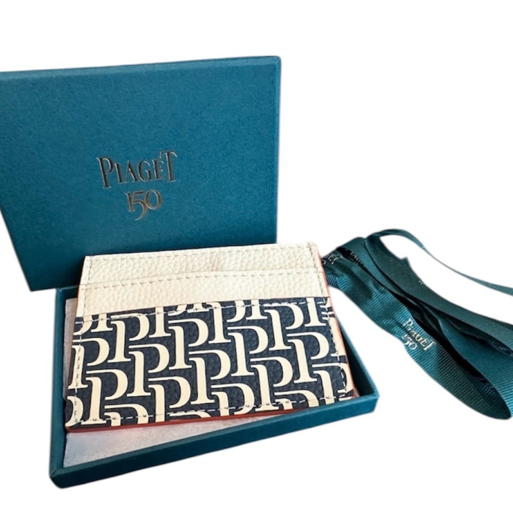 Piaget 150th Anniversary Leather Card Holder NWOT